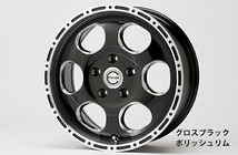 ELFORD エルフォード ブラッドストック 1ピース ホイール1本 エクストレイル32系 16×8.0J グロスブラック/ポリッシュリム_画像2