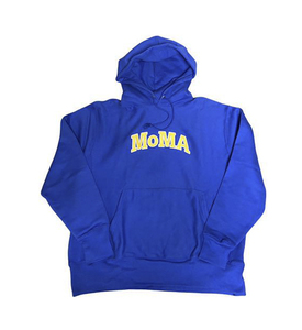 MOMA CHAMPION HOODIE BLUE SIZE S
