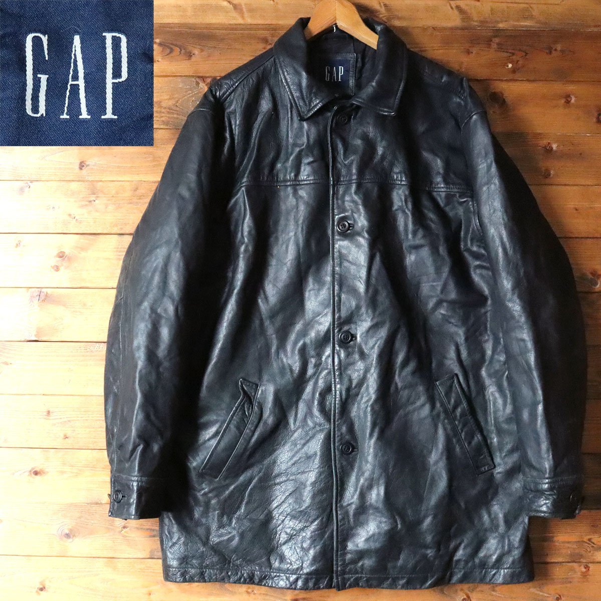 ヤフオク! -「gap レザーカーコート」の落札相場・落札価格 ヤフオク! -「gap レザーカーコート」の落札相場・落札価格