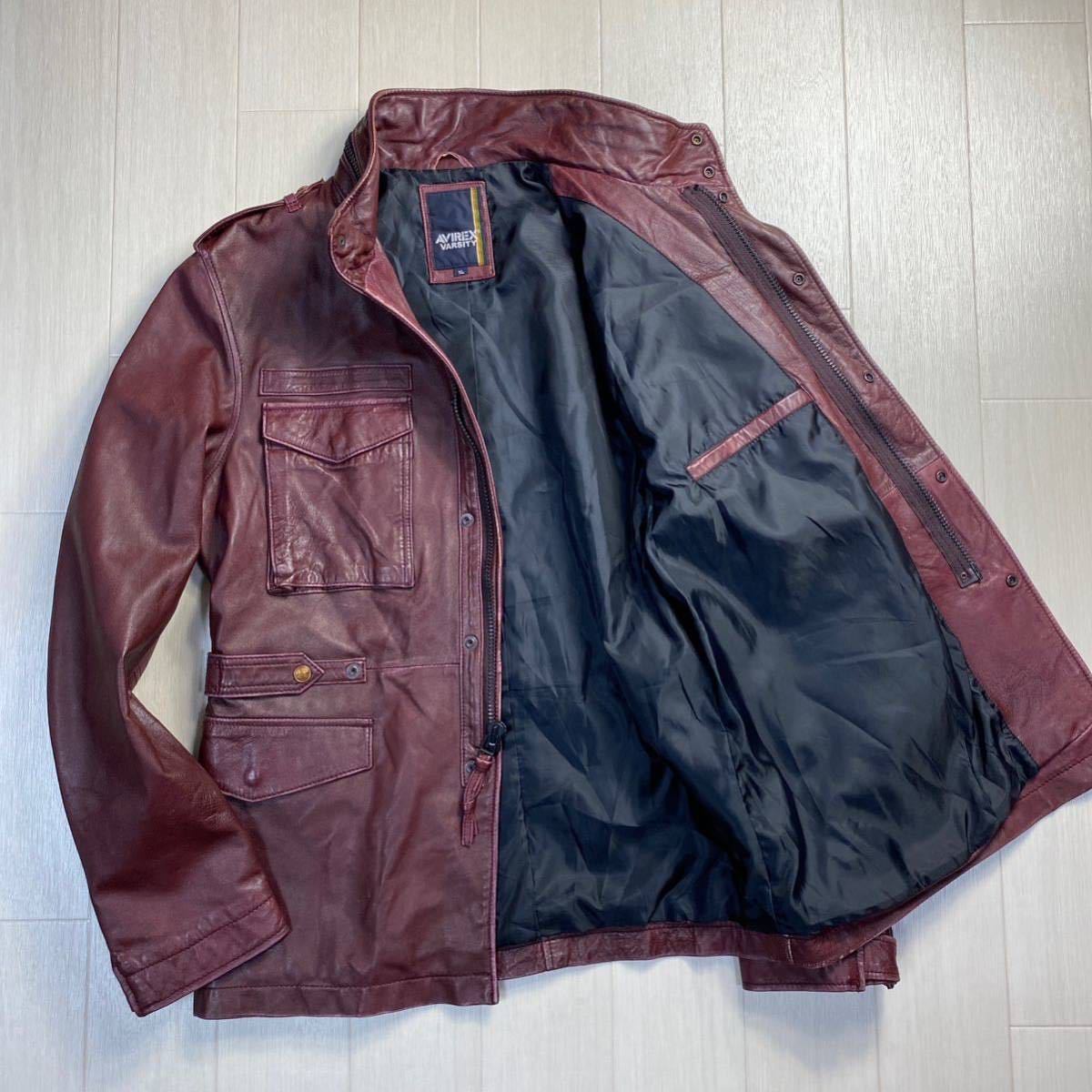 ヤフオク! -avirex レザーm65ジャケットの中古品・新品・未使用品一覧