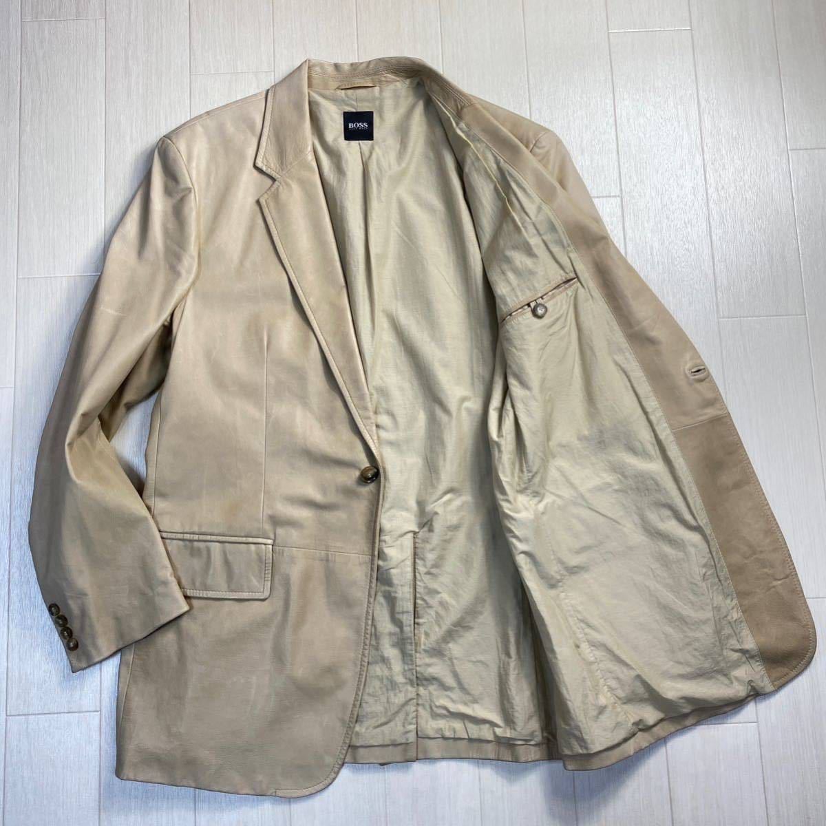 ヤフオク! -「ヒューゴボス レザー ジャケット」(XLサイズ以上 ...