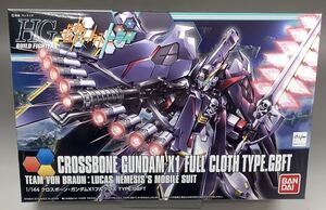 バンダイ 1/144 HGBF クロスボーンガンダム X1 フルクロス TYPE.GBFT (ガンダムビルフドファイターズトライ)