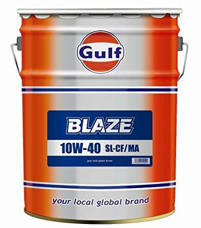 送料無料！　Gulf　BLAZE　ガルフ　ブレイズ　SL/CF/MA　　10W-40　　Mineral　鉱物油　　20L缶　　旧車　輸入車　バイク　大型スクーター