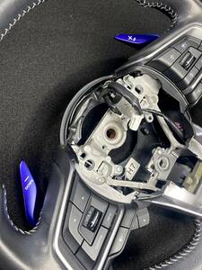 SUBARU　スバル　WRX　レヴォーグ　レガシー　フォレスタ　インプレッサ　ロングデザインパドルシフト　ブルー　交換タイプ取り付け簡単！ 