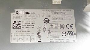 【確認動画】1231-2 電源ユニット L220AS-00 220W 動作確認済　Dell Vostro270s 等 用送料無料（沖縄離島除く）