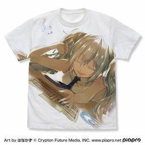 初音ミク フルグラフィック はなかず Ver. Tシャツ ホワイト L サイズ