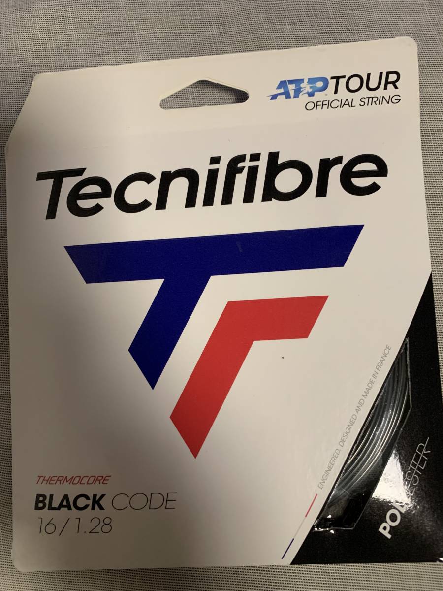 8周年記念イベントが テクニファイバー Tecnifibre 硬式テニス ガット ブラック コード 12m 1.24mm TFG411 
