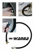 [wanoa] 車 バイク 空気入れ エアーホース バルブ延長チューブ 変換アダプター付 [10cm/20cm/60cm]_画像7