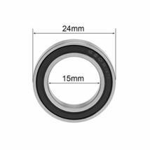 深溝玉軸受 シールベアリング 6802-2RS 15mm x 24mm x 5mm 双密封 クロム鋼 P6(ABEC3) 4個入り_画像4