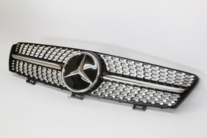 @ベンツ CLSクラス W219 前期用ダイヤモンドタイプ フロントグリルVerDIS/黒 (ブラック)CLS350・CLS500・CLS550・CLS55AMG・CLS63AMG