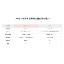 非常信号灯 車検対応 赤色LED 点滅 危険をお知らせ 車載 事故 故障時 発煙筒の代わり マグネット付き テスト電池付 エーモン/amon 6904 ht_画像4