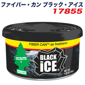 リトルツリー ファイバー・カン ブラック・アイス 芳香剤 Little Trees FIBER CAN エアーフレッシュナー 内容量30g 持続60日 17855 ht