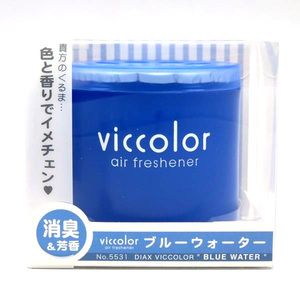 ダイヤケミカル：vicolor ビッカラ ブルーウォーター 消臭&芳香剤 ゲルタイプ/5531/ ht