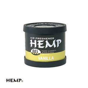 芳香剤 HEMP ヘンプ ジェル VANILLA バニラ 置き型 1個 車内 部屋 トイレ等に ニューアークス NAX-050-010 ht