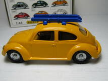 Volkswagen 1/43 1/32 フォルクスワーゲン ビートル Type1 BAG VW Beetle FLAT4 Lucky Yellow バグ 12V 6V KOVAP RETRO（ブリキ製） _画像6