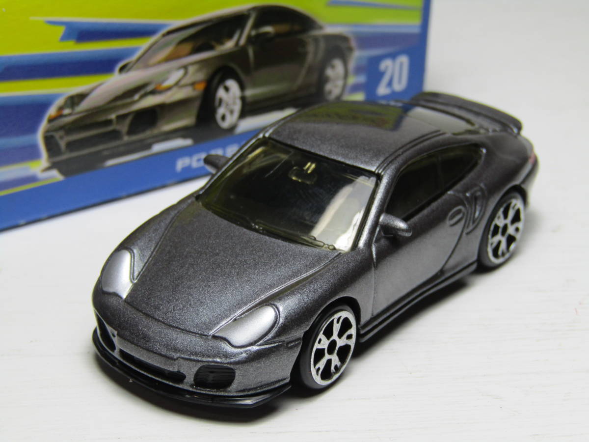 【レア】ポルシェミュージアム PORSCHE 911 ターボ　ミニカー MINI GT 1/64 ポルシェ 911 ターボ S GT シルバーメタリック(右