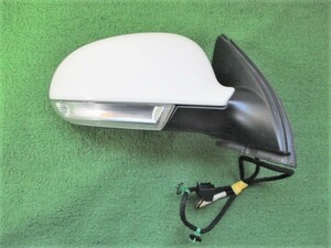  Golf Variant 1KAXX winker door mirror right 9 pin LR9A campag ne-la white Volkswagen wellcome lamp 