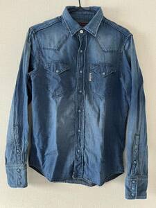  superior article BLUEBLUEb lube Roo turquoise button Denim shirt 1