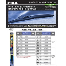 WG28W PIAA(ピアー) 雪用ワイパー ブレード 285mm スーパーグラファイト スノーワイパー ゴム交換可能_画像2