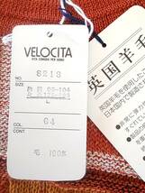 VELOCITA ベロチタ 新品 SALE!! 60%OFF 超特価 送料無料 クルーネックセーター Lサイズ 日本製 英国羊毛100% ゆったり目 お洒落 8213 _画像6