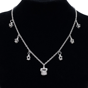  regular price 5.5 ten thousand *Justin Davis( Justin Davis ) Crown charm necklace [FOREVER TREASURE necklace ]SNJ412(38cm)