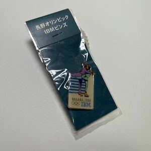 1998年長野オリンピック　IBMピンズ　NAGANO 新品　★送料84円★ 五輪ピンバッジ　フィギュアスケートペア