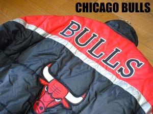 お宝90sビンテージCHICAGO BULLS中綿ブルゾンNBAシカゴブルズFATスタジャンアワードジャケットマイケルジョーダンデニスロッドマンピッペン