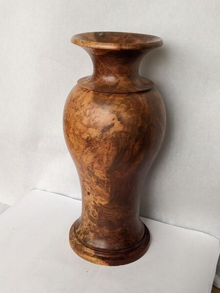 ケヤキ玉杢 花瓶 壺 珍品 高級品 入手困難
