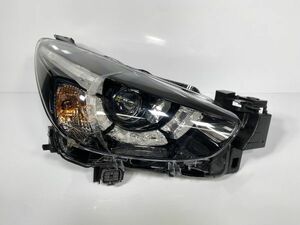 極美品/破損キズなし デミオ DJ3FS DJ3AS DJ5FS 前期 純正 右ヘッドライト Assy RH LED D09L-51-031G 100-18373 Z D09K-51030 管理16533h11