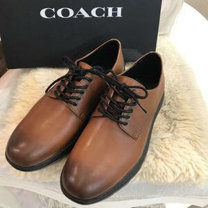 * almost unused * Coach plain tu shoes dress shoes leather 