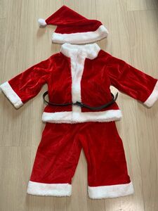 クリスマス 服 仮装 サンタさん サンタクロース 祝会 パーティー 誕生日 90cm