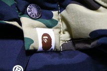 送料込み　A BATHING APE　ダウンジャケット　イエローカモ　XXLサイズ　1STカモ　迷彩　エイプ_画像7