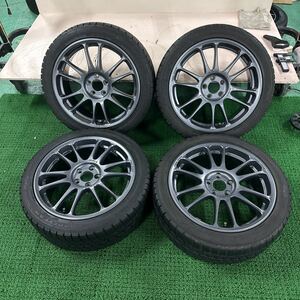 溝ありスタッドレス　215/45R17グッドイヤーアイスナビ6 86BRZカローラスポーツウィッシュプリウス　17インチ　100-5H 4本セット