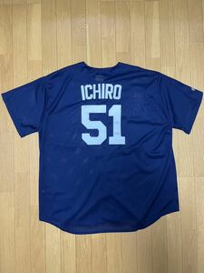 送料210円 イチロー ICHIRO シアトル・マリナーズ MARINERS Majestic マジェスティック　MLB 野球 ユニフォーム　ジャージ　XL