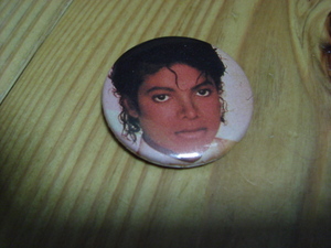 2207 80's DEADデッドストックMICHAELJACKSONマイケルジャクソン缶バッチUSED古着