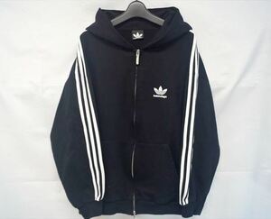 ◆ 美品 BALENCIAGA / バレンシアガ adidas アディダス コラボ オーバーサイズ パーカー 【 サイズ：L 】 134703