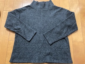 送料込USED*ロペピクニック*ハイネックトップス*チャコール黒*ROPE picnic*38*ジュンJUN