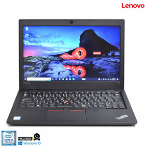 Webカメラ 13.3型 Lenovo ThinkPad L390 第8世代 Core i5 8265U M.2SSD256G メモリ8G Wi-Fi USBType-C Windows10