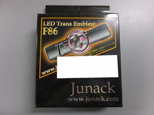 【未使用未開封・長期在庫品】 ジュナック LED トランス エンブレム F86 アンバー フェンダーエンブレム LTE-F86A