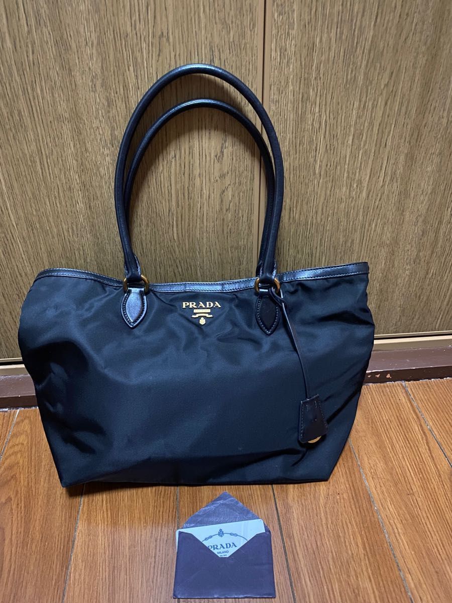 良品 PRADA SPORT プラダスポーツ ナイロン キャンバス ショルダー