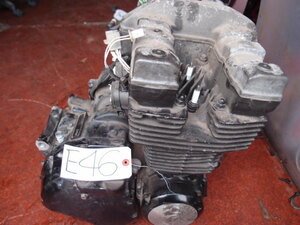 XJR400　エンジン本体　ヤマハ４HM実動車から取り外し２０２２年１１月