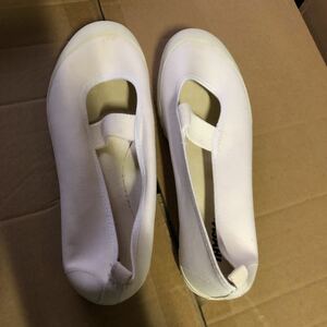  on . shoes Asahi product school floor white color 25.5cm 10 pair .3000 jpy 