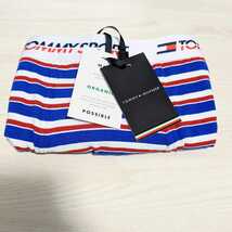 TOMMY HILFIGER トミーヒルフィガー TRUNK OLYMPIC トランク オリンピック コットン 前閉じ ボクサーパンツ メンズ 53301998 ブルー L_画像2