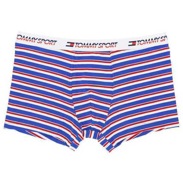 TOMMY HILFIGER トミーヒルフィガー TRUNK OLYMPIC トランク オリンピック コットン 前閉じ ボクサーパンツ メンズ 53301998 ブルー M 