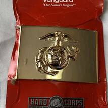 OKINAWA 米軍放出品 BUCKLE バックル Vanguard HARD CORPS MC BUCKLE 2X3 ANODIZED W/EMBLEM オシャレ ファッション 【NO.AK1-34】_画像3