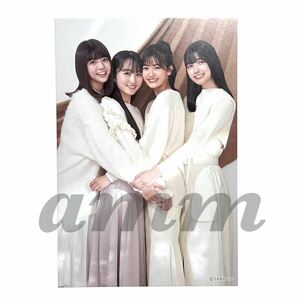 《乃木坂46》公式グッズ 1枚 ポストカード 2023年 冨里奈央 一ノ瀬美空 五百城茉央 奥田いろは (×生写真 カレンダー柄 特典