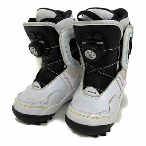 ** KissMark kiss mark snowboard boots GENEROUS K10 Kids 18cm white a little scratch . dirt equipped 