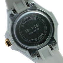 ▽▽ CASIO カシオ Baby-G G-MSシリーズ MSG-S500G ゴールド×ホワイト やや傷や汚れあり_画像5