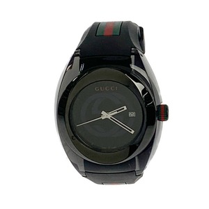 ▽▽ gucci gucci взаимодействует G раковина, наблюдая за YA137107A несколько царапин и грязь