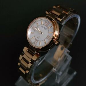 美品【稼働品】CITIZEN　シチズンXC　H335　ピンクゴールド　レディース